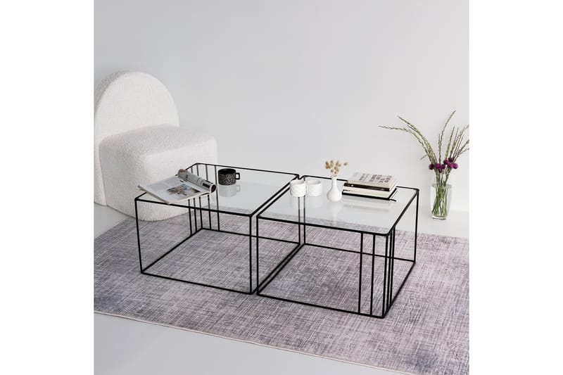 ZAWNEBORG Soffbord 55 cm Svart - Möbler - Bord