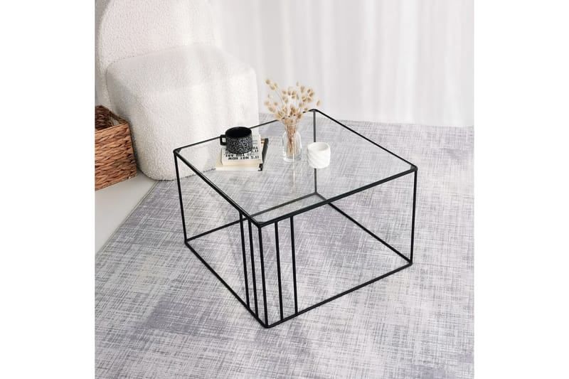 ZAWNEBORG Soffbord 55 cm Svart - Möbler - Bord