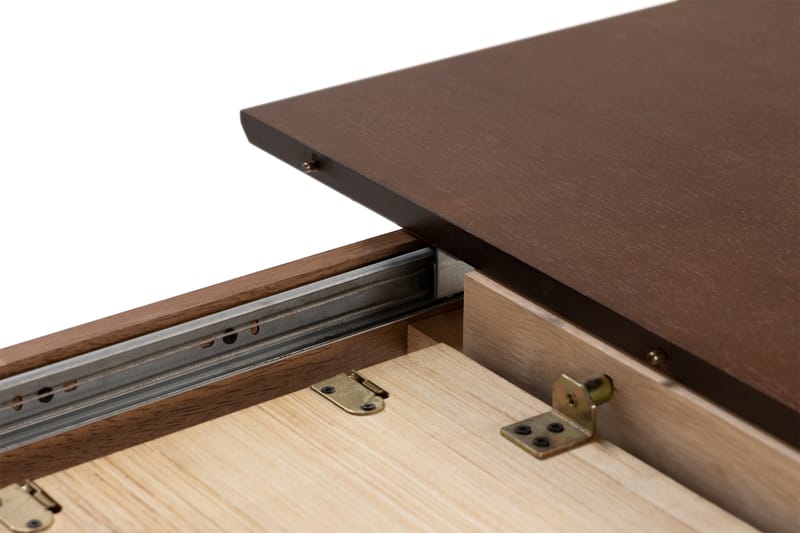 ZELDAR FörlängningsbartMatbord 150-180 cm Brun - Möbler - Bord