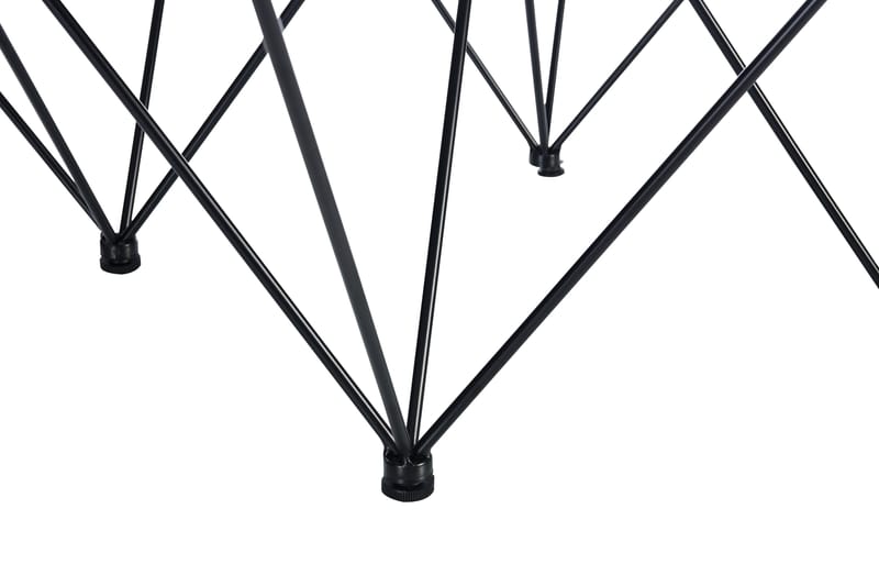 ZIPPY Soffbord 80 cm Rökfärgat glas/Svart - Rökfärgat glas/Svart - Möbler - Bord