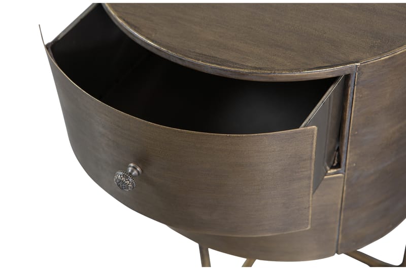 ZUGIDI Sängbord 39 cm Antik Mässing - Möbler - Bord