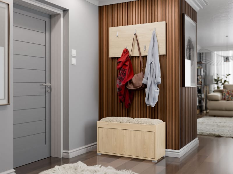 Agawal Hallmöbelset - Brun - Möbler - Hall & entré - Möbelset för hall & entré