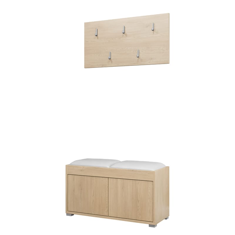 Agawal Hallmöbelset - Brun - Möbler - Hall & entré - Möbelset för hall & entré