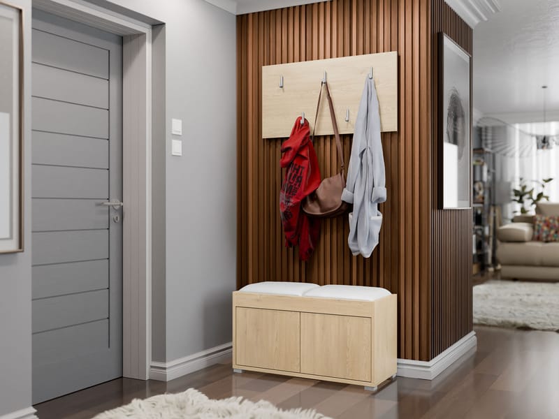 Agawal Hallmöbelset - Brun - Möbler - Hall & entré - Möbelset för hall & entré