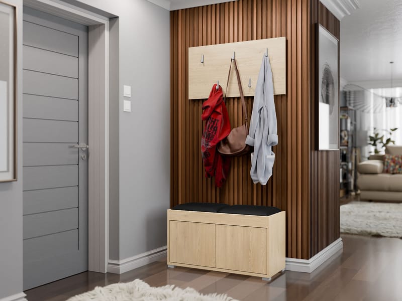 Agawal Hallmöbelset - Brun - Möbler - Hall & entré - Möbelset för hall & entré