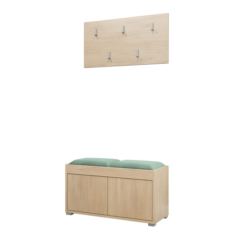 Agawal Hallmöbelset - Brun - Möbler - Hall & entré - Möbelset för hall & entré