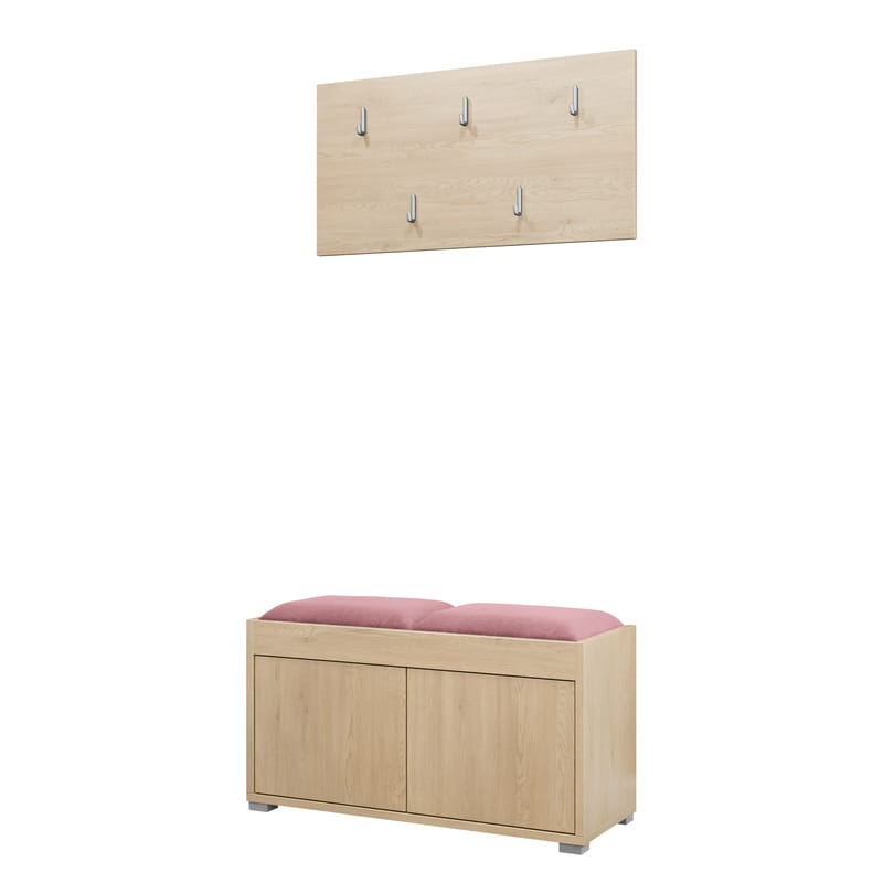 Agawal Hallmöbelset - Brun - Möbler - Hall & entré - Möbelset för hall & entré