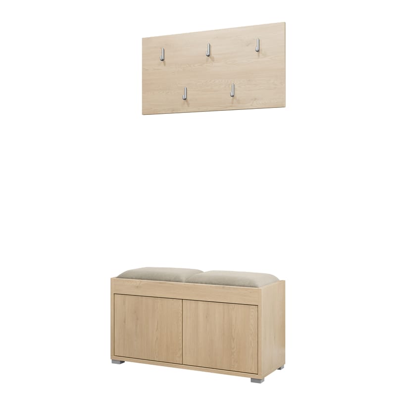 Agawal Hallmöbelset - Brun - Möbler - Hall & entré - Möbelset för hall & entré