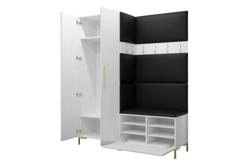 Ahsamin Hallmöbelset - Brun/Beige - Möbler - Hall & entré - Möbelset för hall & entré