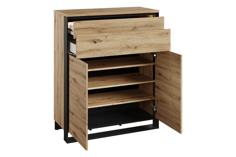 Dorana Hallmöbelset - Brun/Svart - Möbler - Hall & entré - Möbelset för hall & entré