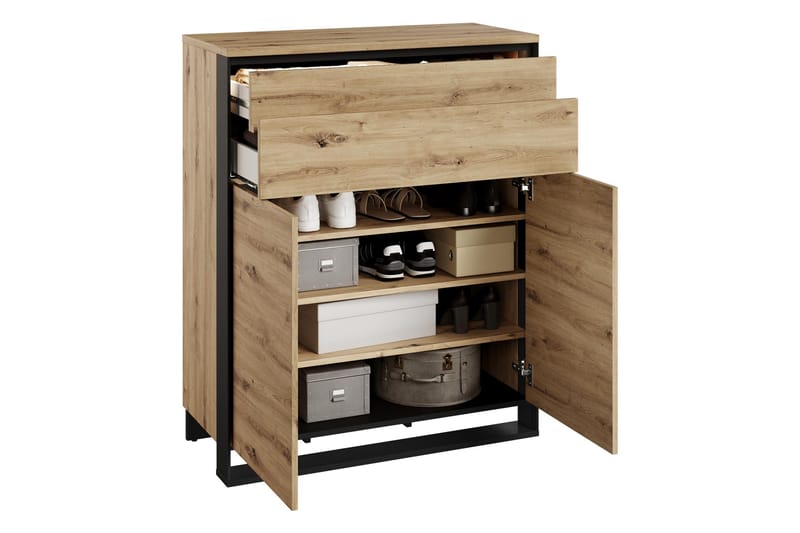 Dorana Hallmöbelset - Brun/Svart - Möbler - Hall & entré - Möbelset för hall & entré