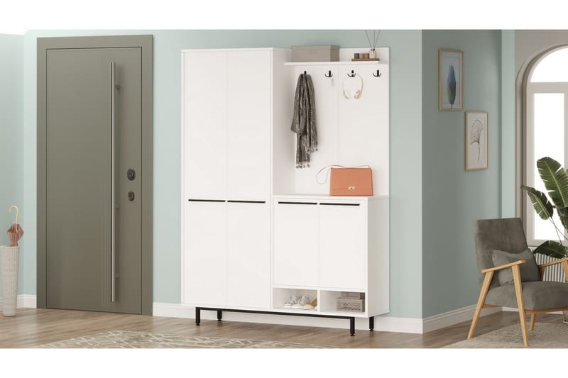 Ethelred Hallmöbelset - Vit - Möbler - Hall & entré - Möbelset för hall & entré