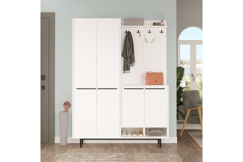 Ethelred Hallmöbelset - Vit - Möbler - Hall & entré - Möbelset för hall & entré