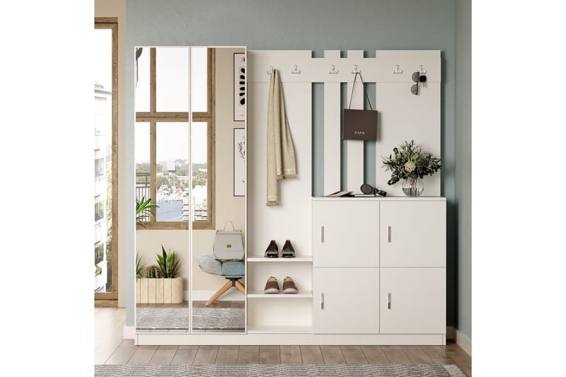 Evrim Hallmöbelset - Vit - Möbler - Hall & entré - Möbelset för hall & entré