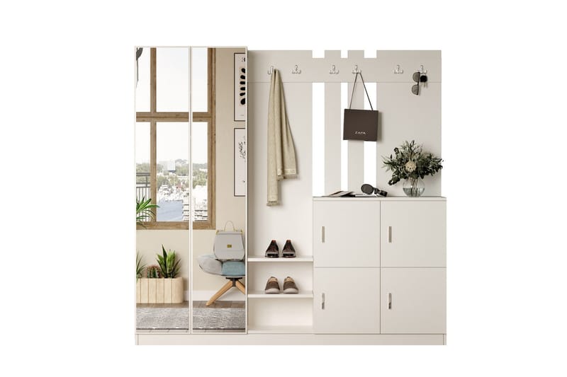 Evrim Hallmöbelset - Vit - Möbler - Hall & entré - Möbelset för hall & entré