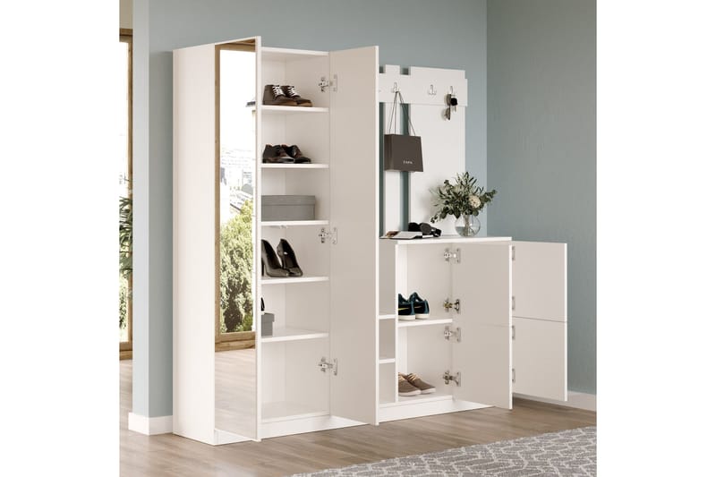 Evrim Hallmöbelset - Vit - Möbler - Hall & entré - Möbelset för hall & entré