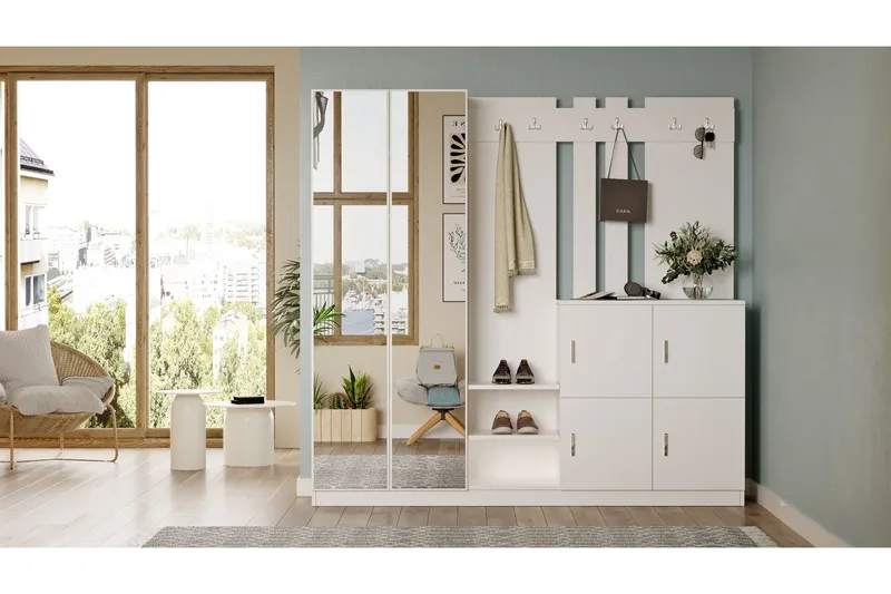 Evrim Hallmöbelset - Vit - Möbler - Hall & entré - Möbelset för hall & entré