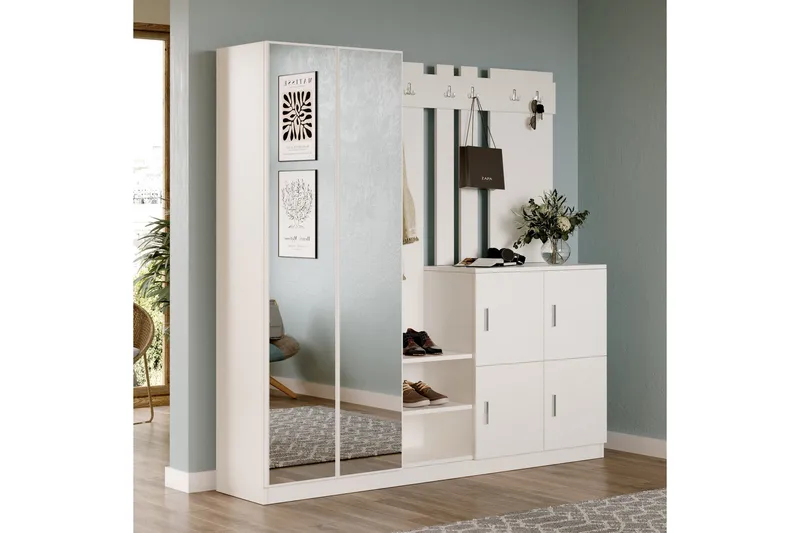Evrim Hallmöbelset - Vit - Möbler - Hall & entré - Möbelset för hall & entré