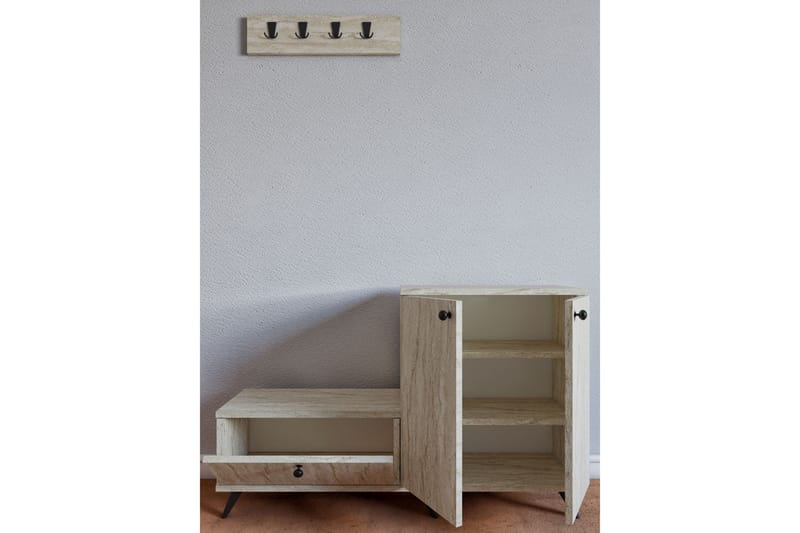 Evva Hallmöbelset - Beige - Möbler - Hall & entré - Möbelset för hall & entré
