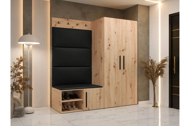 Farosa Hallmöbelset - Brun - Möbler - Hall & entré - Möbelset för hall & entré