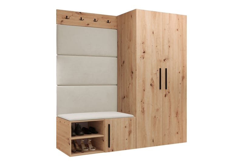 Farosa Hallmöbelset - Brun - Möbler - Hall & entré - Möbelset för hall & entré