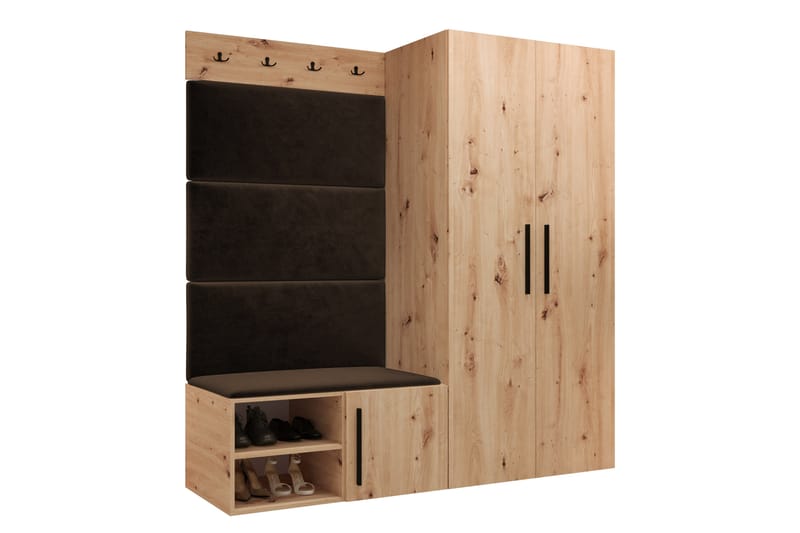 Farosa Hallmöbelset - Brun - Möbler - Hall & entré - Möbelset för hall & entré