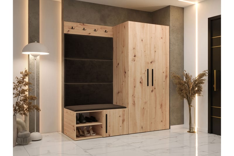 Farosa Hallmöbelset - Brun - Möbler - Hall & entré - Möbelset för hall & entré