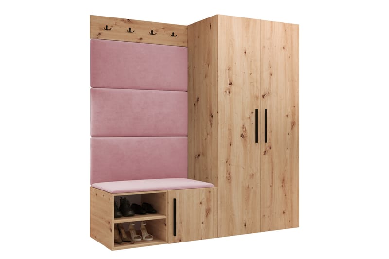 Farosa Hallmöbelset - Brun - Möbler - Hall & entré - Möbelset för hall & entré