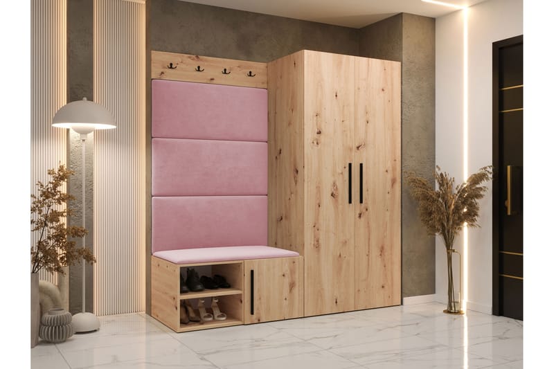 Farosa Hallmöbelset - Brun - Möbler - Hall & entré - Möbelset för hall & entré