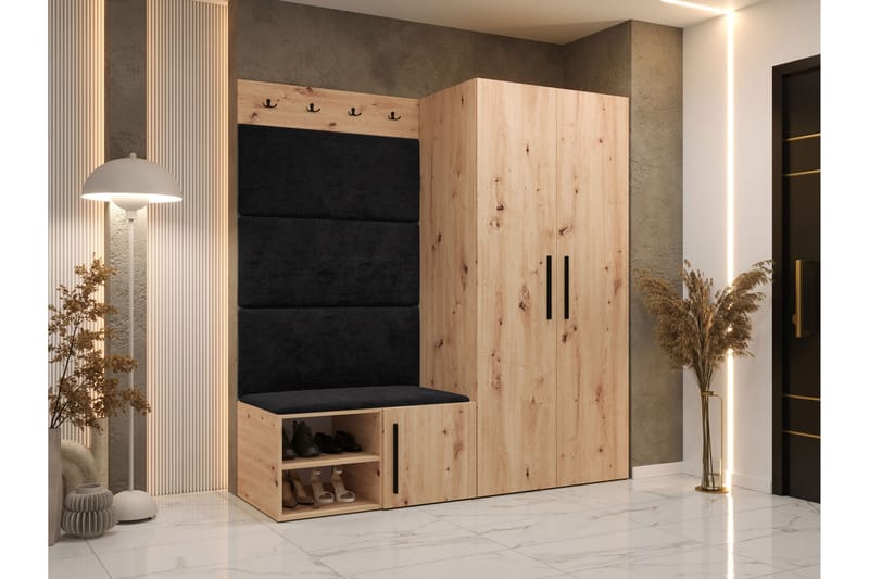 Farosa Hallmöbelset - Brun - Möbler - Hall & entré - Möbelset för hall & entré