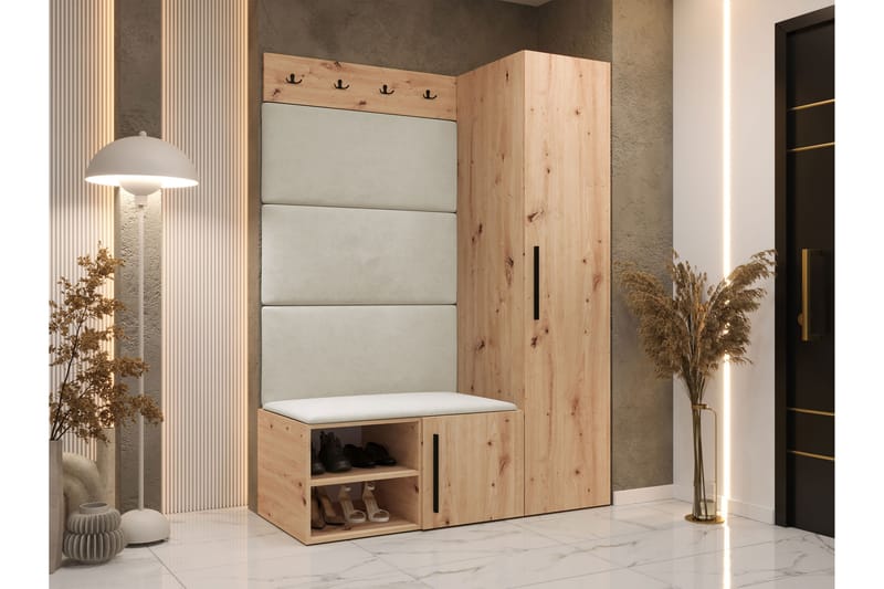 Farosa Hallmöbelset - Brun - Möbler - Hall & entré - Möbelset för hall & entré