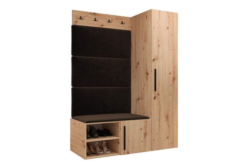 Farosa Hallmöbelset - Brun - Möbler - Hall & entré - Möbelset för hall & entré