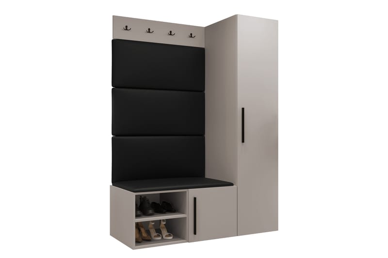 Farosa Hallmöbelset - Grå/Beige - Möbler - Hall & entré - Möbelset för hall & entré