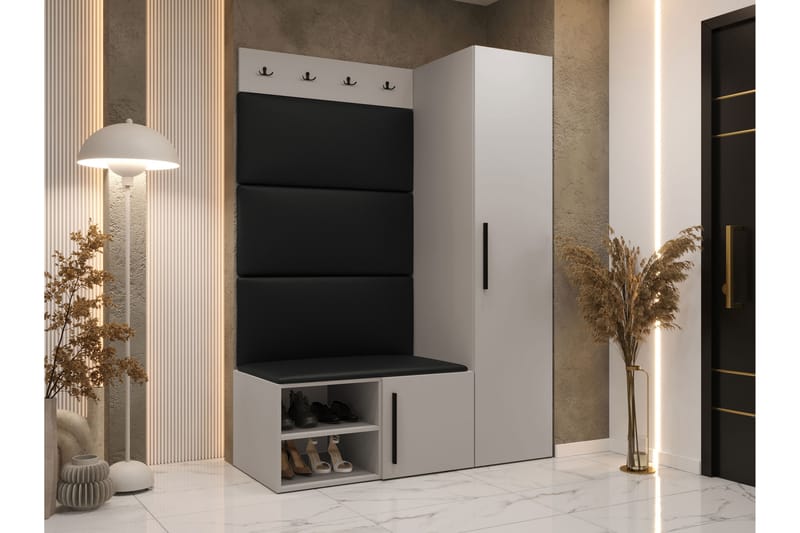 Farosa Hallmöbelset - Grå/Beige - Möbler - Hall & entré - Möbelset för hall & entré