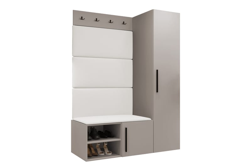 Farosa Hallmöbelset - Svart/Brun - Möbler - Hall & entré - Möbelset för hall & entré