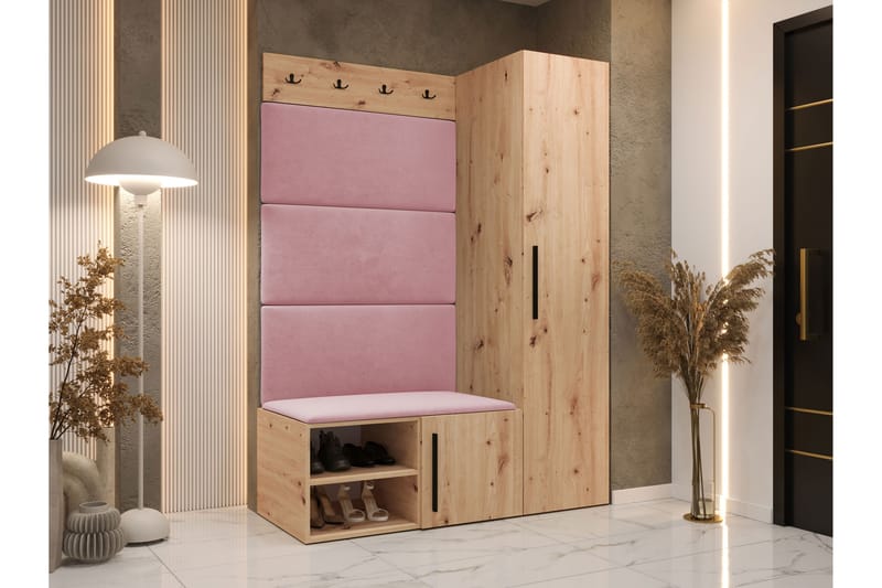 Farosa Hallmöbelset - Svart/Brun - Möbler - Hall & entré - Möbelset för hall & entré