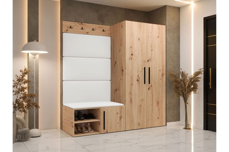 Farosa Hallmöbelset - Svart/Vit - Möbler - Hall & entré - Möbelset för hall & entré