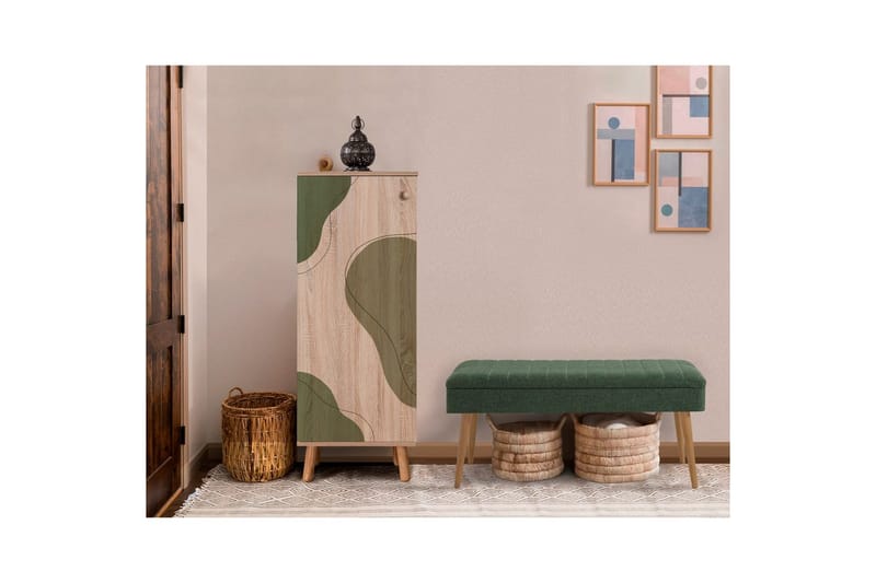 Gelsgan Hallmöbelset - Grön - Möbler - Hall & entré - Möbelset för hall & entré