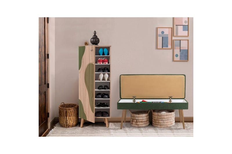 Gelsgan Hallmöbelset - Grön - Möbler - Hall & entré - Möbelset för hall & entré