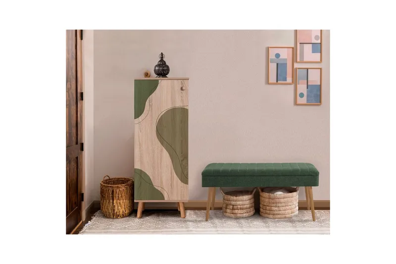 Gelsgan Hallmöbelset - Grön - Möbler - Hall & entré - Möbelset för hall & entré