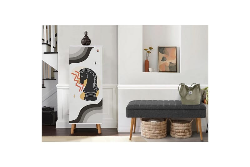 Gelsgan Hallmöbelset - Vit/Antracit - Möbler - Hall & entré - Möbelset för hall & entré