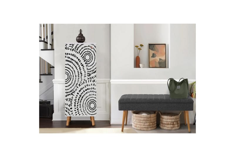 Gelsgan Hallmöbelset - Vit/Antracit - Möbler - Hall & entré - Möbelset för hall & entré