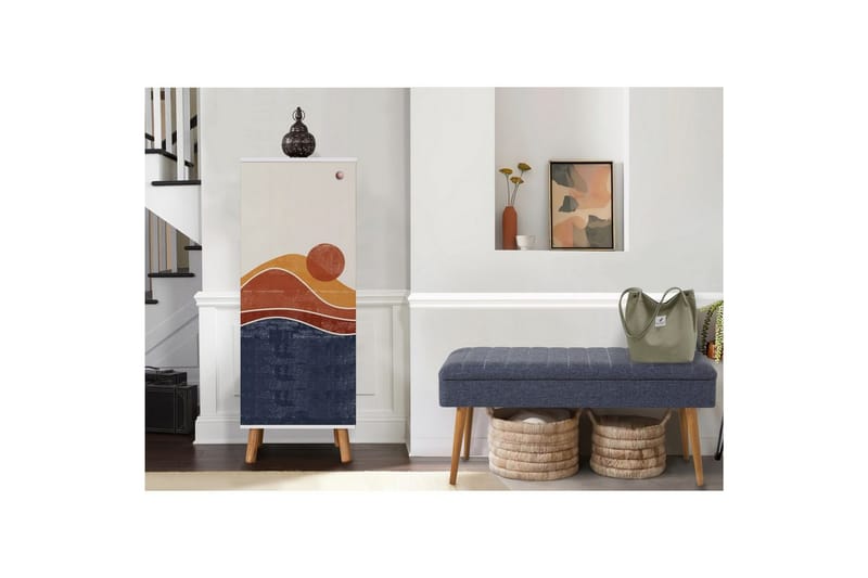 Gelsgan Hallmöbelset - Vit/Mörkblå - Möbler - Hall & entré - Möbelset för hall & entré