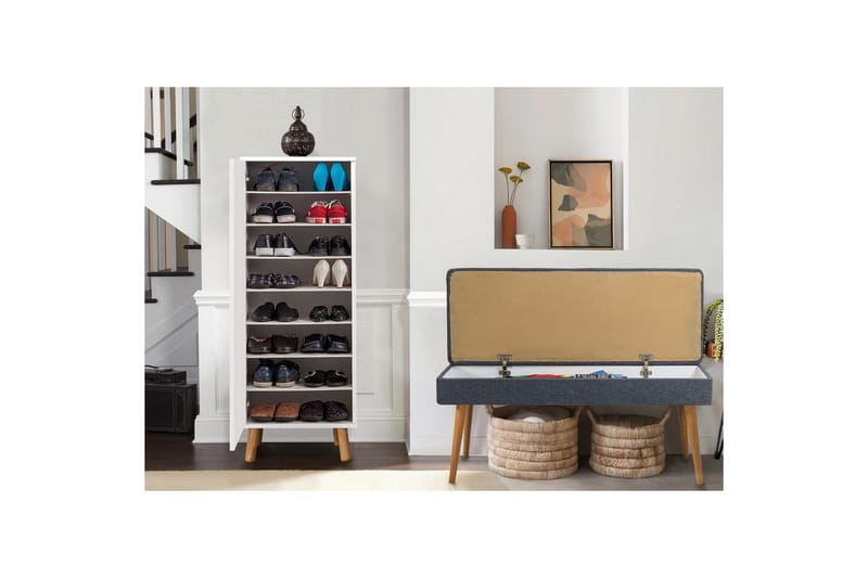 Gelsgan Hallmöbelset - Vit/Mörkblå - Möbler - Hall & entré - Möbelset för hall & entré