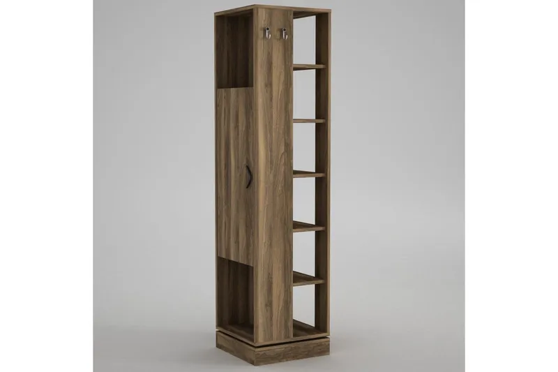 Hallmöbel Honi Valnöt - Mörkbrun - Möbler - Hall & entré - Möbelset för hall & entré