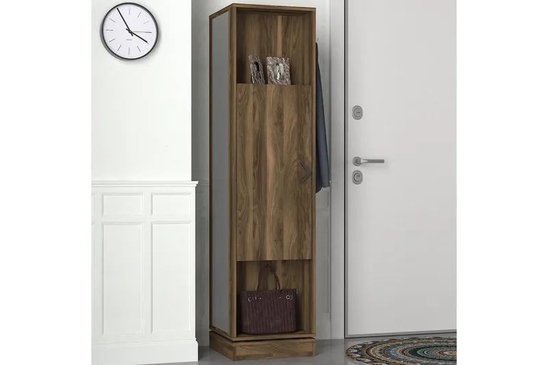 Hallmöbel Honi Valnöt - Mörkbrun - Möbler - Hall & entré - Möbelset för hall & entré