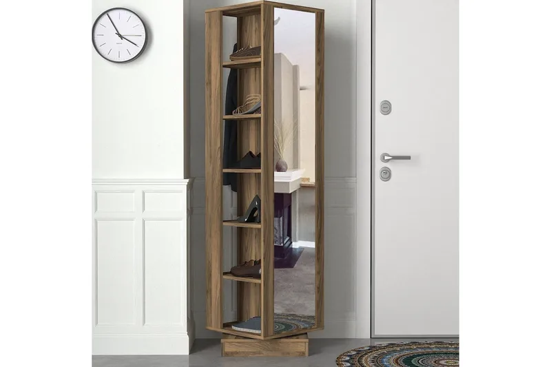 Hallmöbel Honi Valnöt - Mörkbrun - Möbler - Hall & entré - Möbelset för hall & entré