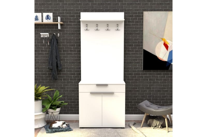 Hallmöbel Salen Vit - Vit - Möbler - Hall & entré - Möbelset för hall & entré