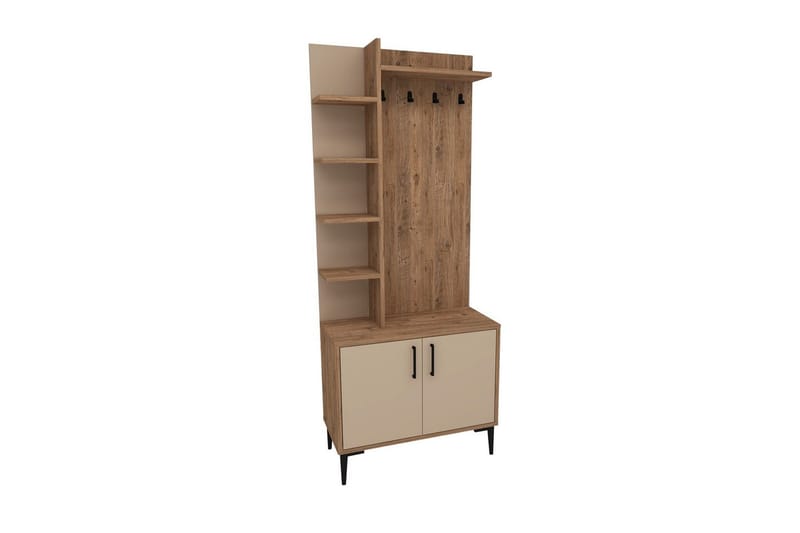 Hallmöbel Windholm Atlantisk Tall / Beige - Beige/Ljusfärgat trä - Möbler - Hall & entré - Möbelset för hall & entré