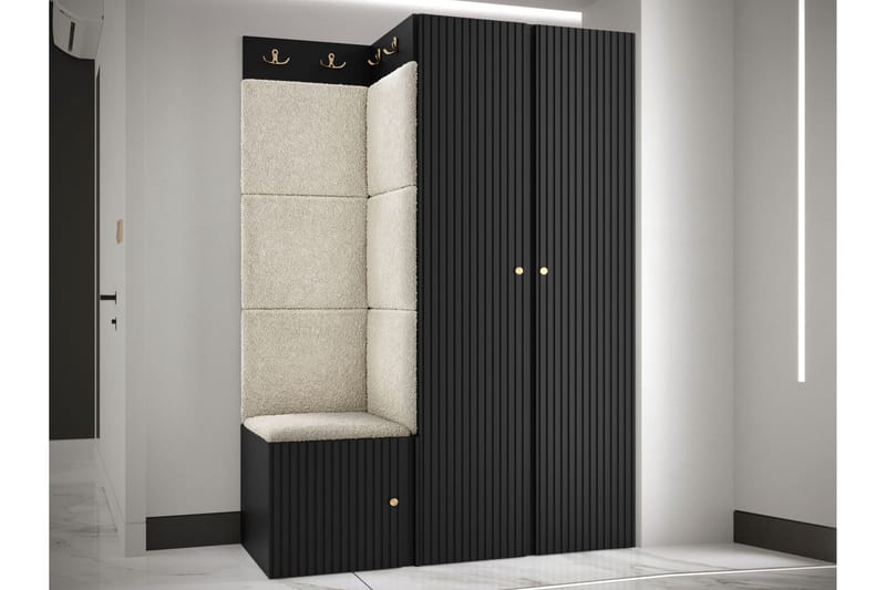 Hollan Hallmöbelset - Brun/Beige - Möbler - Hall & entré - Möbelset för hall & entré